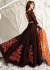Shilpa shetty brown color raw silk party wear anarkali