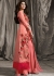 Shilpa shetty pink color raw silk and georgette palazzo kameez