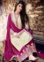 Off white color georgette straight cut salwar kameez