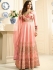 Drashti Dhami peach color georgette party wear anarkali kameez