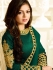 Drashti Dhami bottle green color silk party wear anarkali kameez