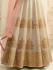 Drashti Dhami beige and peach silk party wear anarkali kameez