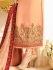 Drashti Dhami peach color georgette party wear kameez