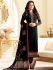 Drashti Dhami black color georgette party wear kameez