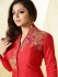 Drashti Dhami pink color tapeta silk party wear ghaghra