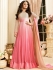 Drashti Dhami pink color georgette and net party wear anarkali kameez