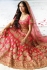 Pink color silk wedding lehenga choli