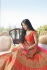 Pink color silk wedding lehenga choli