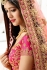 Pink color silk wedding lehenga choli