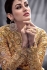 Beige color dove silk party wear anarkali kameez
