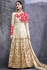 off white swiss shadow party wear anarkali kameez