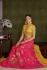 Pink silk wedding lehenga choli