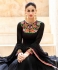 Black color georgette party wear anarkali kameez