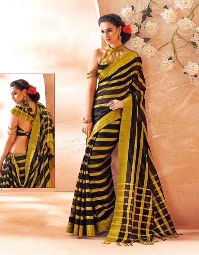 Flame Casual Wear Cotton Saree