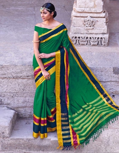 Ayaat Festive Wear Cotton Saree