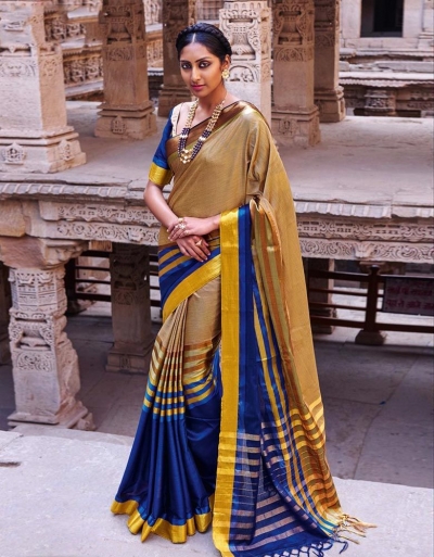 Abhirati Wedding Wear Cotton Saree