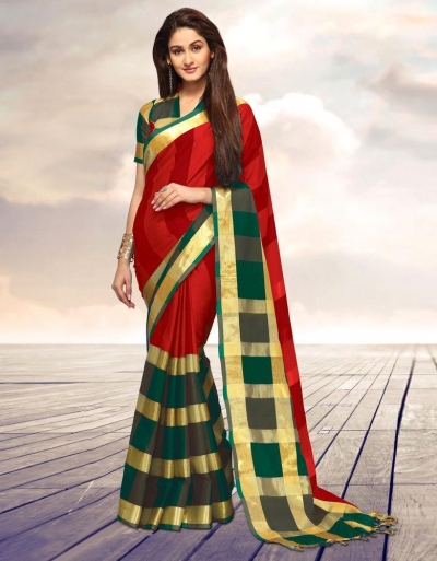 Areesa Flame Party Wear Cotton Saree