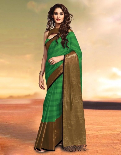 Sana Lush Party Wear Cotton Saree