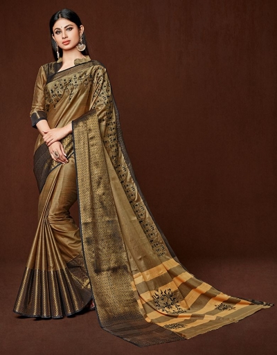 Hyma Designer Wear Cotton Saree