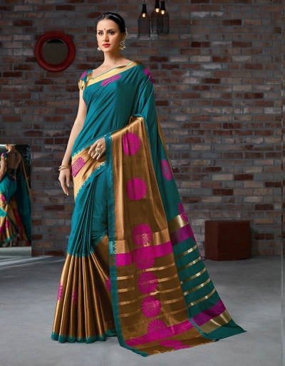 Ruyaa Festive Wear Cotton Saree