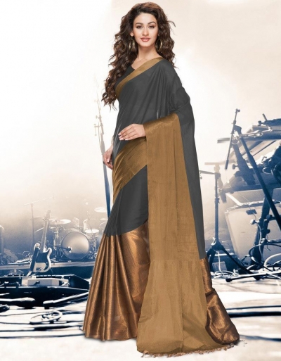 AryaaAsh Party Wear Cotton Saree