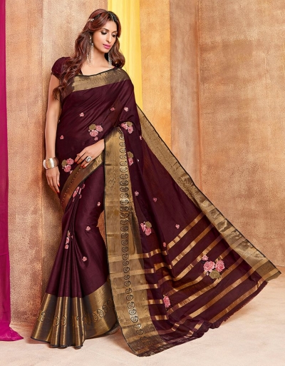 Gehna Designer Wear Cotton Saree