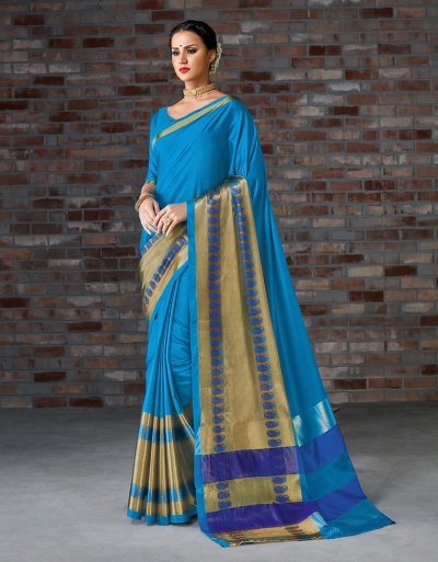 Aislin Festive Wear Cotton Saree