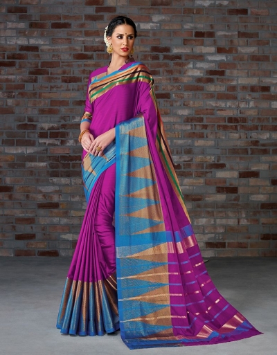 Aakansha Festive Wear Cotton Saree