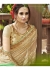 Off White Faux Georgette Traditional Embroidered Saree 87063