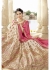 Beige Colored Embroidered Art Silk Wedding Lehenga Choli 1306