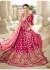 Magenta Art Silk Traditional Embroidered Lehenga Choli 1312