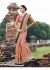 Pink Crape Half n Half Embroidered Saree 1036