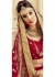 Red Faux Georgette Embroidered Bridal Saree 1206