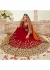 Red Georgette Embroidered Bridal Saree 1103