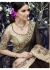 Black Colored Embroidered Chiffon Net Partywear Saree 1028