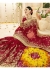 Red Faux Georgette Embroidered Bridal Saree 1209