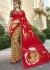 Red Colored Printed Saree 1701