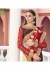 Brown Colored Embroidered Faux Georgette Net Festive Saree 1408