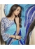 SkyBlue Colored Printed Faux Georgette Saree 31028 