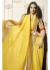 Yellow Colored Printed Faux Georgette Saree 31032 