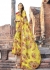 Yellow Colored Printed Faux Georgette Saree 2005