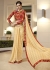 Yellow Chiffon Border Worked Saree 1018