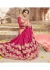 Pink Colored Embroidered Faux Georgette Satin Festive Saree 87093