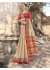 Beige Colored Woven Art Silk Officewear Saree 5203