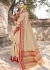 Beige Colored Woven Art Silk Officewear Saree 5203