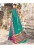 Green Colored Woven Art Silk Festive Saree 5209
