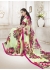 Green Colored Printed Faux Georgette Saree 101