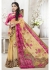 Beige Colored Printed Faux Georgette Saree 112