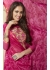 Magenta Colored Printed Faux Georgette Saree 1606