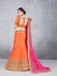 Party Wear Orange Lehenga 141